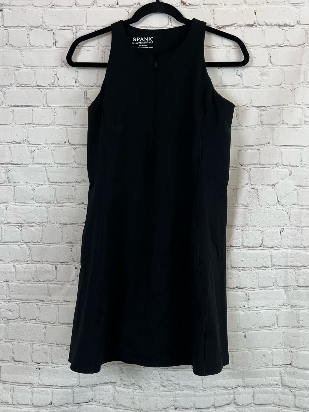 SPANX Black Sleeveless A-Line Sport Dress athletic M